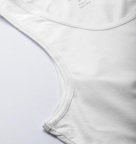 Men Pack of 2 White Solid Cool It Technology Vest